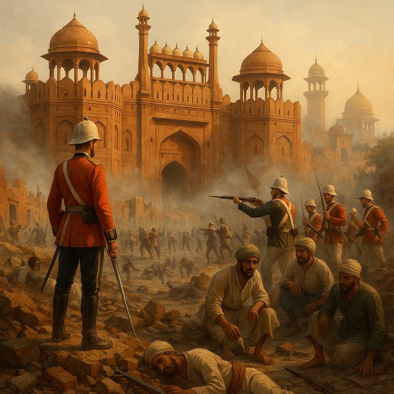 Siege of Delhi concludes during Indian Rebellion of 1857