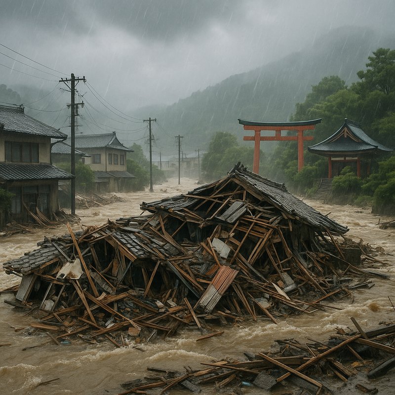 Typhoon Tokage causes major damage in Japan