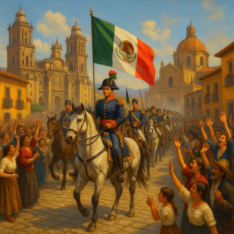 Army of the Three Guarantees enters Mexico City ending independence war