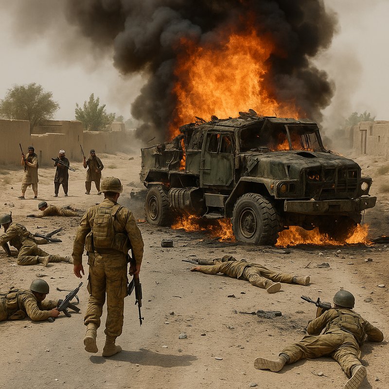 Taliban Attack Afghan Army Convoy in Helmand