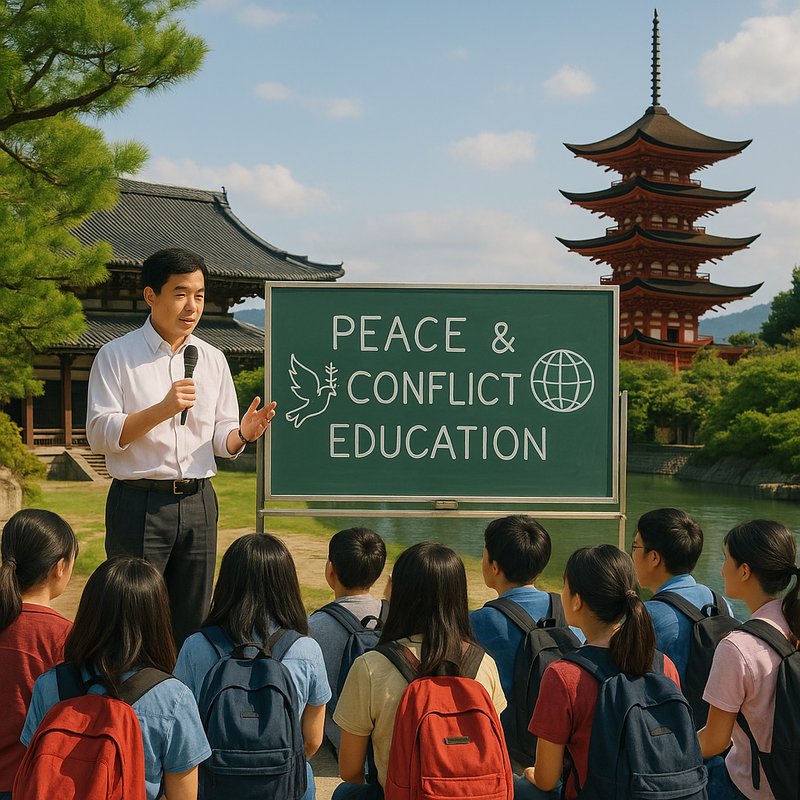 Japan promotes peace and conflict education programs