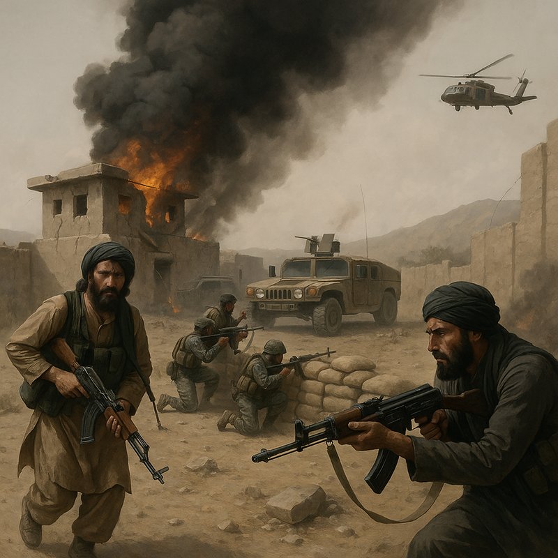 Taliban Forces Attack Security Posts Near Ghazni City