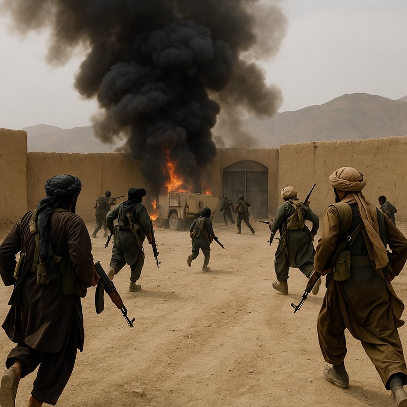 Taliban Attack District Center in Uruzgan Province