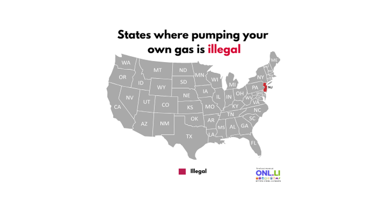 States Where Pumping Your Own Gas Is Illegal