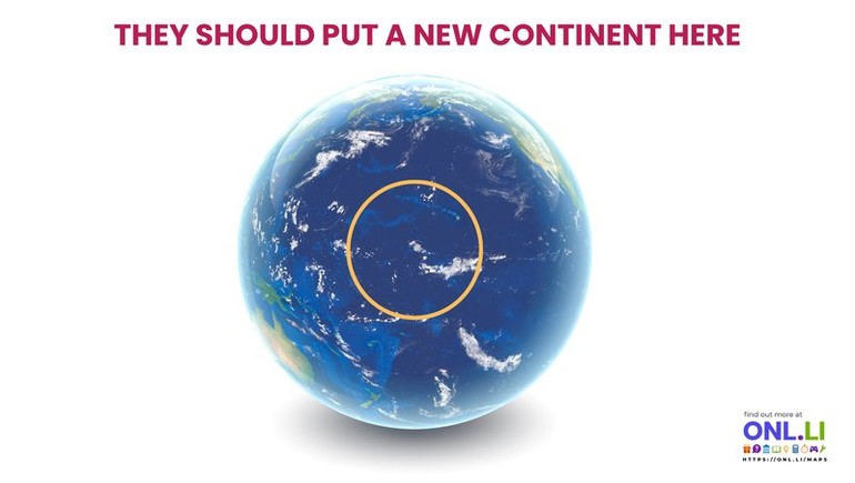They should put a new continent here